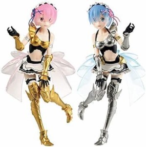 Re:ゼロから始める異世界生活 EXQフィギュア ラム＆レム メイドアーマーver. 2種セッ (中古品)