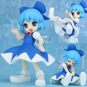 東方プロジェクト まめしき　07 チルノ 約10cm PVC完成品アクションフィギュア リキッ(中古:未使用・未開封)