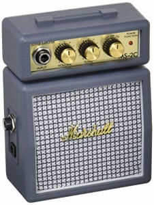 Marshall ミニアンプ クラシック風 MS-2C 電池/アダプター両対応 ヘッドホ (中古品)