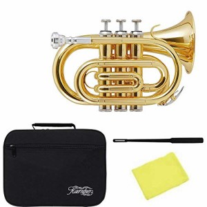 Kaerntner ケルントナー ポケットトランペット KTR-33P/GD ゴールド (セミ (中古品)