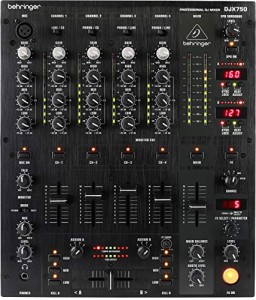 ベリンガー DJミキサー BPMカウンター 5ch エフェクト DJX750(中古品)