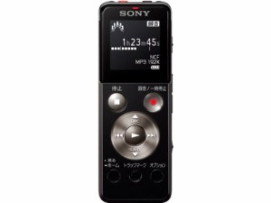 SONY ステレオICレコーダー FMチューナー付 8GB ブラック ICD-UX544F/B(中古品)