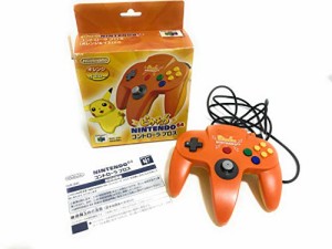 ピカチュウN64コントローラ オレンジ N64(中古品)