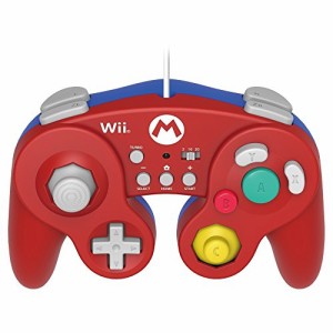 【Wii U/Wii対応】ホリ クラシックコントローラー for Wii U マリオ(中古品)