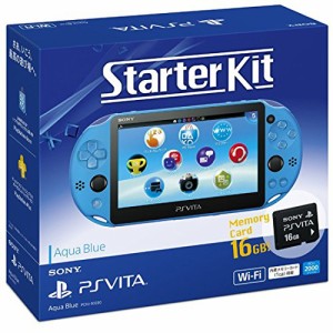 PlayStation Vita Starter Kit アクア・ブルー(中古品)