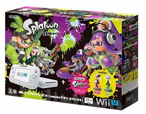 Wii U スプラトゥーン セット (amiibo アオリ・ホタル付き)(中古品)