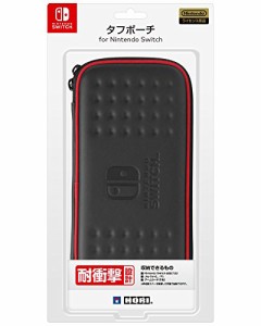 【Nintendo Switch対応】タフポーチ for Nintendo Switch ブラック×レッド(中古品)