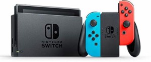 Nintendo Switch 本体 (ニンテンドースイッチ) 【Joy-Con (L) ネオンブルー/ (R)(中古品)