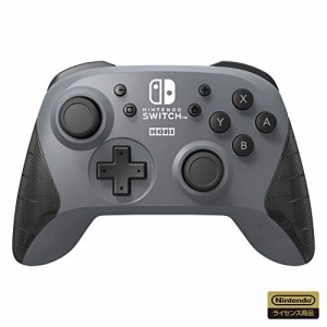 【任天堂ライセンス商品】ワイヤレスホリパッド for Nintendo Switch グレー【Ｎ(中古品)