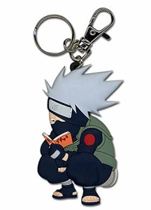 キーホルダー(ラバー) ナルト NARUTO [はたけカカシ(チビ Ver. 2 イチャイチャパラダ (中古:未使用・未開封)