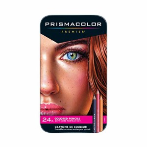 Prismacolor プレミア色鉛筆 ソフトコア 24色 Set of 24 マルチカラー(中古:未使用・未開封)