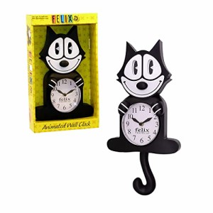フェリックス 振り子時計 felix THE CAT Animated wall clock [並行輸入品](中古:未使用・未開封)