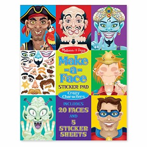 Make-A-Face Crazy Characters Sticker Pad(中古:未使用・未開封)