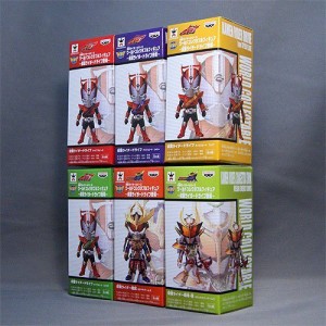 仮面ライダーシリーズ ワールドコレクタブルフィギュア-仮面ライダードライブ登場- 全(中古:未使用・未開封)