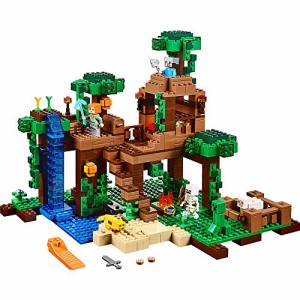 輸入レゴマインクラフト LEGO Minecraft The Jungle Tree House 21125 [並行輸入品](中古:未使用・未開封)