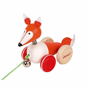 Janod - J08191 - Renard ? Promener Zigolos (bois massif)(中古:未使用・未開封)