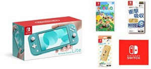 Nintendo Switch Lite ターコイズ&あつまれ どうぶつの森 -Switch&【任天堂ライセンス(中古:未使用・未開封)