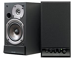 ONKYO WAVIO アンプ内蔵スピーカー 15W+15W GX-D90(B) /ブラック(中古品)