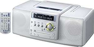 ケンウッド CD・MD・ラジオパーソナルステレオシステム (ホワイト) MDX-L1-W(中古品)