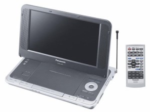 パナソニック ポータブルDVDプレーヤー 8.5V型液晶 ワンセグチューナー内蔵 DVD-LX87-(中古品)