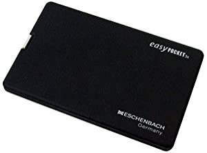 ESCHENBACH(エッシェンバッハ) 携帯用薄型ライトつきルーペ イージーポケット ブラック 3倍 ドイツ製 1521-10(中古品)