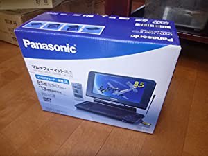 Panasonic 8.5型液晶・ワンセグチューナー搭載ポータブルDVD・SD・CDプレーヤーブラックDVDLX89K DVD-LX89-K(中古品)