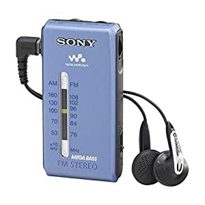 SONY FMステレオ/AMポケッタブルラジオ ブルー SRF-S86/L(中古品)