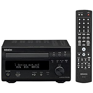 Denon CDレシーバー iPod対応 ブラック RCD-M38-K(中古品)