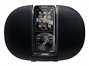 SONY ウォークマン Sシリーズ [メモリータイプ] スピーカー付 8GB ブラック NW-S754K/B(中古品)