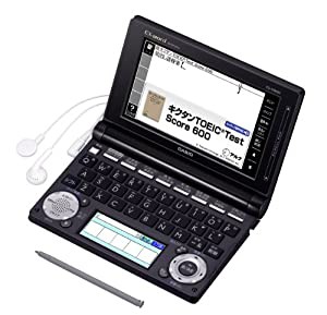 カシオ EX-word 電子辞書 ビジネスパーソンモデル ブラック 150コンテンツ 2000小説 2000クラシック名曲フレーズ収録 ツイ(中古品)