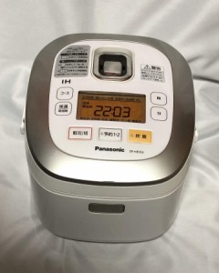 パナソニック 5.5合 炊飯器 IH式 ホワイト SR-HB103-W(中古品)