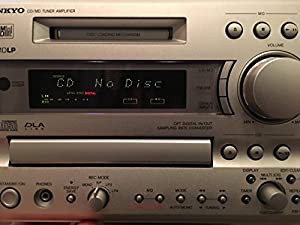 ONKYO オンキヨー（オンキョー）　FR-V77　CD/MDチューナーアンプ　（センターユニット本体のみ/スピーカーなしモデル）(中古品)