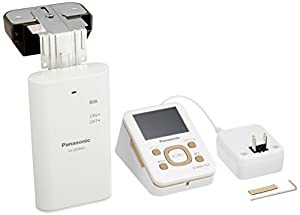 Panasonic ワイヤレスドアモニター ドアモニ モカ ワイヤレスドアカメラ+モニター親機 各1台セット VL-SDM110-T(中古品)