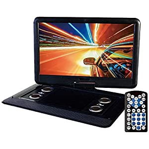 AVOX 15.6型ポータブルDVDプレーヤー ADP-1620MK(中古品)