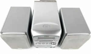Victor JVC UX-QM7-S マイクロコンポーネントMDメモリーシステム 512MB CD/MDコンポ（(中古品)
