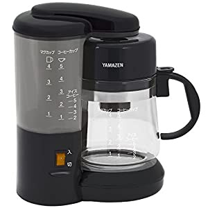 [山善] コーヒーメーカー 650ml(5カップ) ブラック YCA-500(B) (中古品)