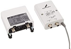 DXアンテナ UHFデュアルブースター 家庭用 高シールド 水平マストに取付可能 BU433D1(中古品)