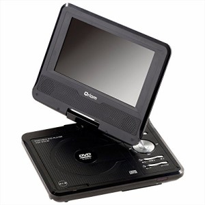 山善(YAMAZEN) キュリオム 7インチ ポータブルDVDプレーヤーAC/DC電源 充電池対応 PDP(中古品)