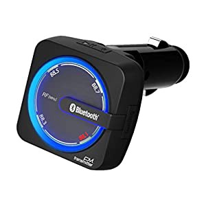 カシムラ Bluetooth FMトランスミッター レインボーイルミ USB1ポート 2.4A 12V/24V車対応 NKD-186(中古品)