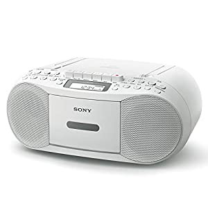 ソニー CDラジカセ レコーダー CFD-S70 : FM/AM/ワイドFM対応 録音可能 ホワイト CFD-S70 W(中古品)