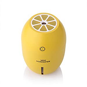 Ocathnon新型のレモンの加湿器 空気清浄機&ミニベッドライトの卓上加湿器&レモンの果物の造型の加湿器 部屋 会社 ヨガなど各場所(中古品)