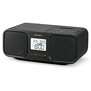 ソニー CDラジオカセットレコーダー CFD-S401 : FM/AM/ワイドFM対応 大型液晶/カラオケ機能搭載 電池駆動可能 ブラック CFD-S401