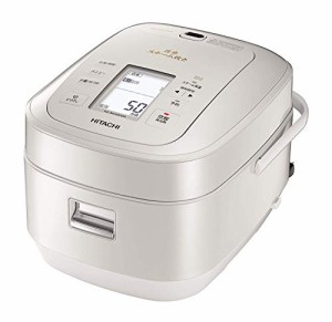 日立 圧力スチームIH炊飯器 5.5合 パールホワイト RZ-AW3000M W(中古品)