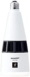 シャープ プラズマクラスター イオン発生機 トイレ用 天井 LED 照明 E26口金 ホワイト IG-KTA20-W(中古品)