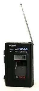 SONY ソニー WA-2001 ブラック ラジオカセットコーダー 録音/再生機（ラジオ内蔵ポータブルカセットレコーダー）(中古品)