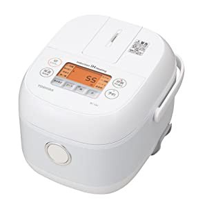 東芝 IHジャー炊飯器（3合炊き）　ホワイトTOSHIBA RC-5XL-W(中古品)