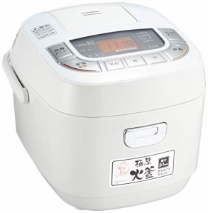 アイリスオーヤマ 炊飯器 マイコン式 3合 米屋の旨み ホワイト ERC-MB30-W(中古品)