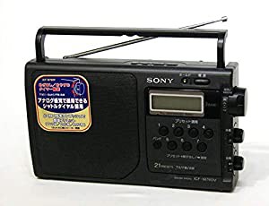 SONY ソニー ICF-M760V PLLシンセサイザーラジオ FM/AM(中古品)