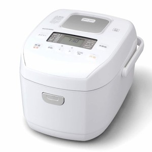 アイリスオーヤマ 炊飯器 圧力IH 5.5合 40銘柄炊き分け機能 極厚火釜 ホワイト RC-PD5(中古品)