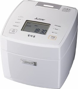 三菱電機 NJ-VVC18-W(月白) 備長炭 炭炊釜 ジャー炊飯器 1升(中古品)